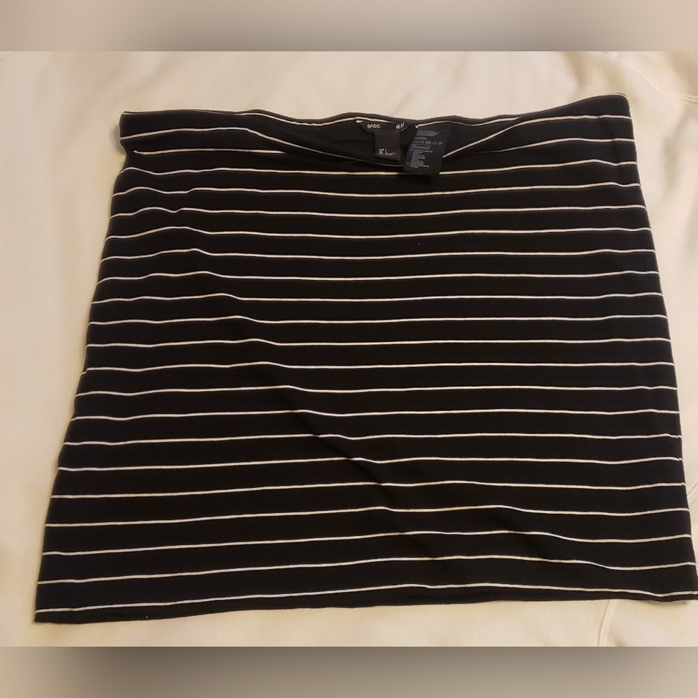 H&M Basic Stripped Skirt